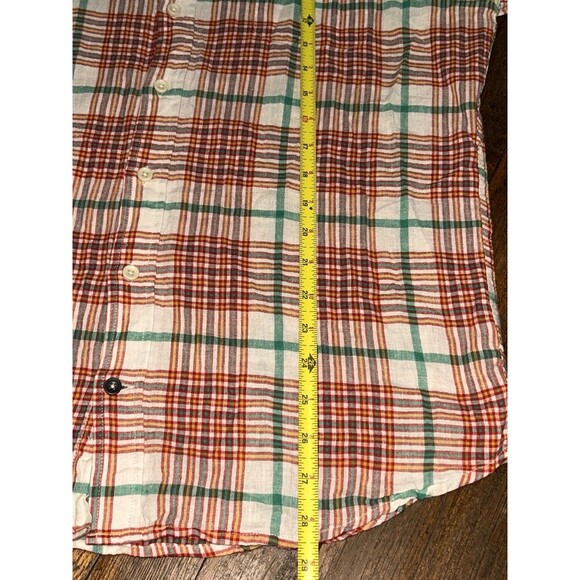 Taylor Stitch The Jack In Red Vintage Long Sleeve Button Down Shirt Size 40 - Picture 4 of 6